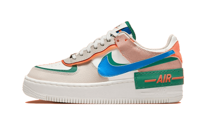 Nike Air Force 1 Shadow Sail Signal Blue Green - CI0919-109