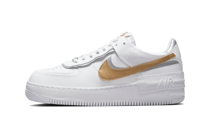 Nike Air Force 1 Shadow White Metallic Gold - DM3064-100