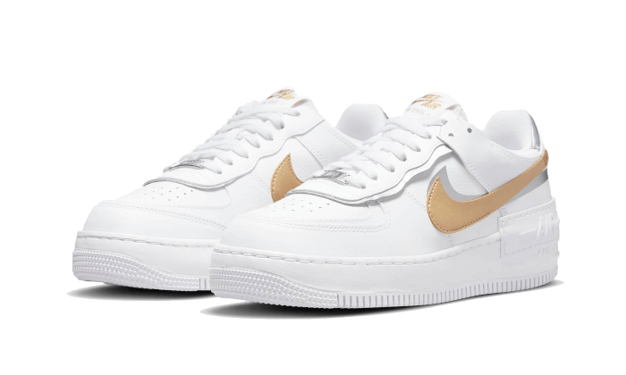 Nike Air Force 1 Shadow White Metallic Gold - DM3064-100