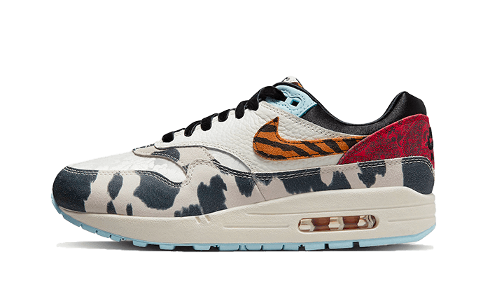 Nike Air Max 1 '87 Tiger Swoosh Cow Print - FD0827-133