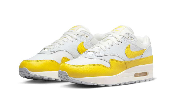 Nike Air Max 1 White Bright Yellow - DX2954-001