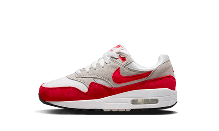 Nike Air Max 1 White University Red (enfant) - 555766-146