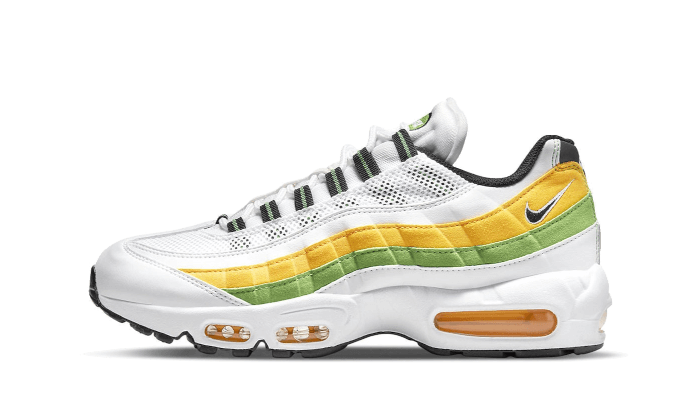 Nike Air Max 95 Essential White Green Apple Tour Yellow - DQ3429-100