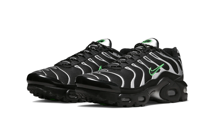 Nike Air Max Plus Black Silver Green Strike - DR0139-001