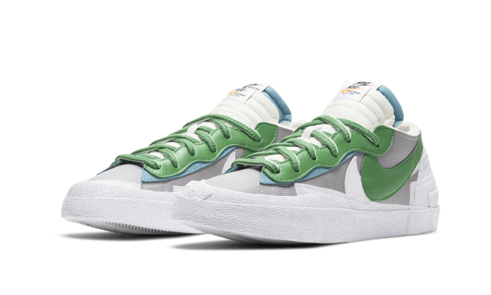 Nike Blazer Low Sacai Medium Grey Classic Green - DD1877-001