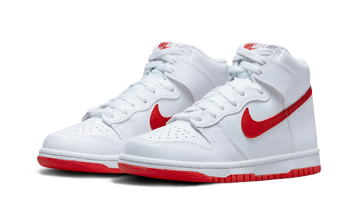 Nike Dunk High White Picante Red - DV0828-100