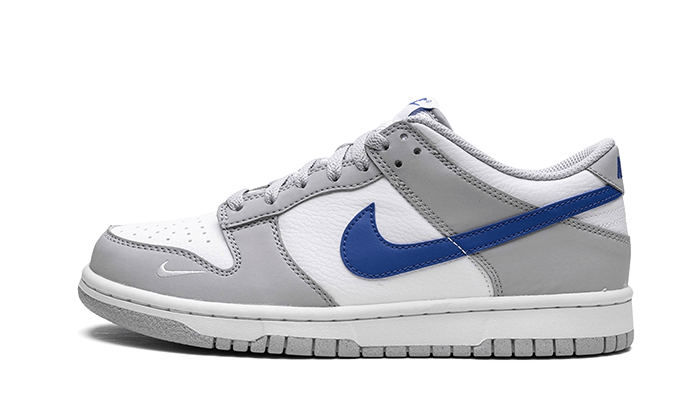 Nike Dunk Low Mini Swoosh Wolf Grey Game Royal - FN3878-001