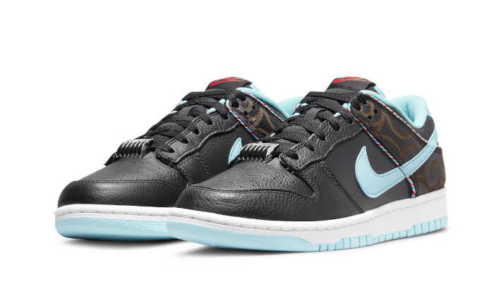 Nike Dunk Low SE Barber Shop Black - DH7614-001