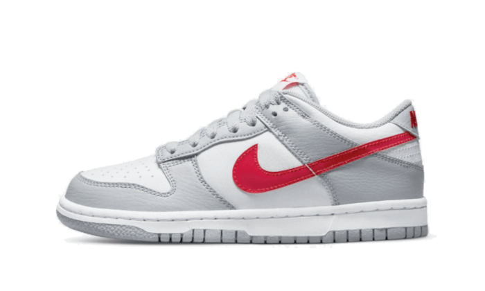 Nike Dunk Low White Grey Red - DV7149-001