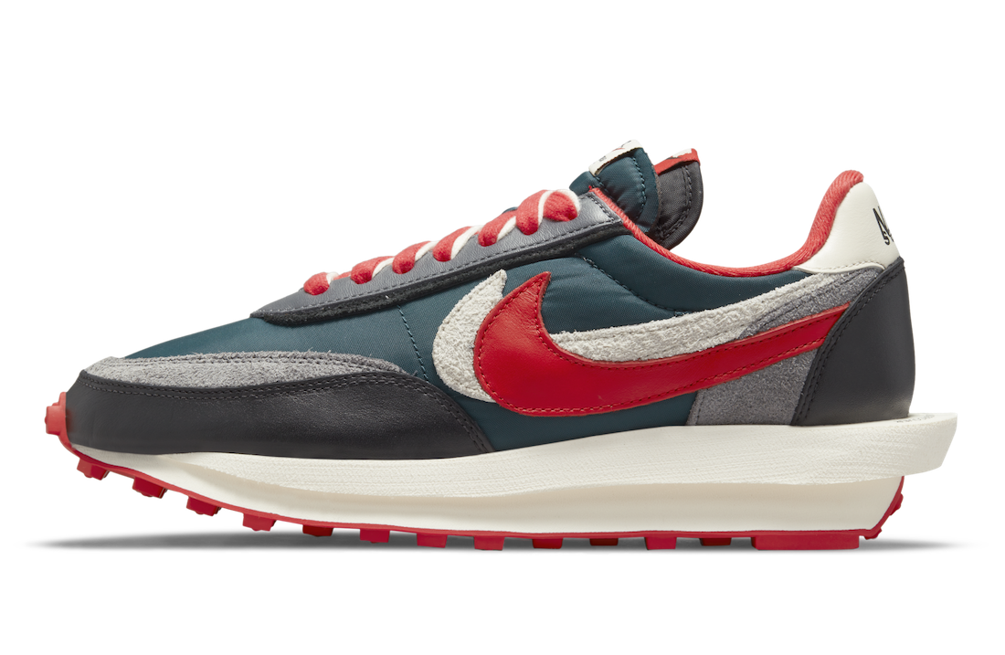 Nike LD Waffle Sacai Undercover Midnight Spruce University Red - DJ4877-300