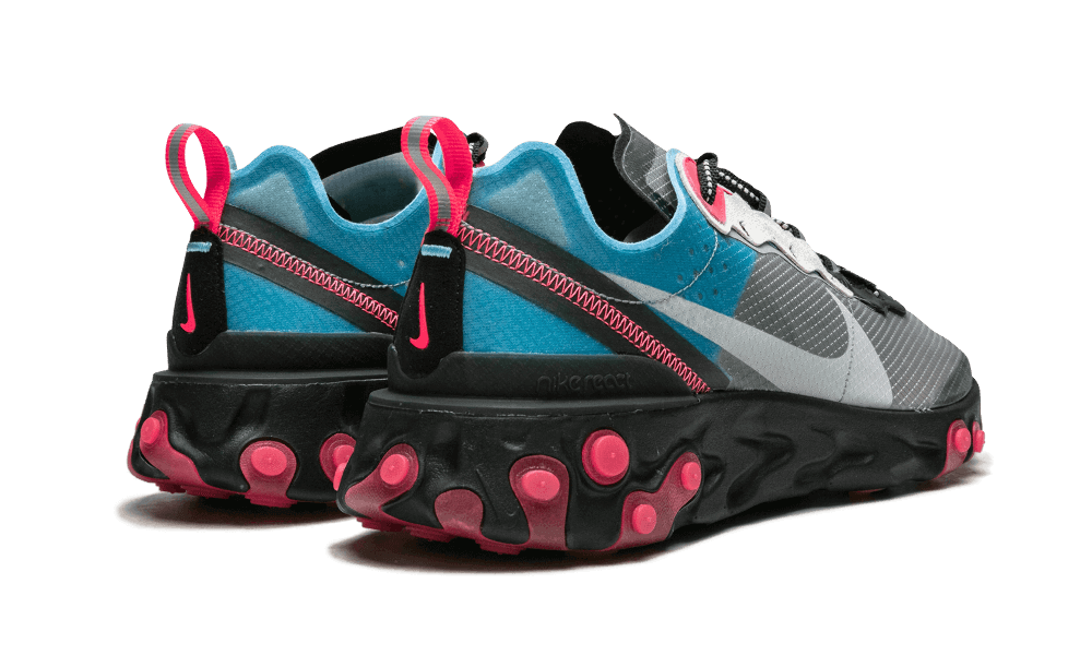 Nike React Element 87 Blue Chill Solar Red - AQ1090-006