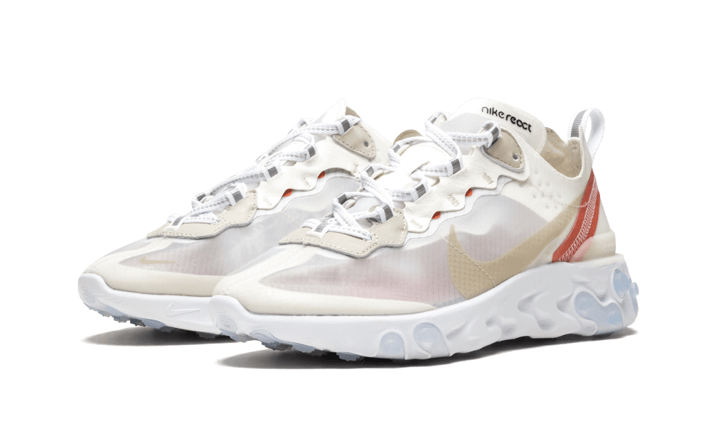 Nike React Element 87 Sail Light Bone - AQ1090-100