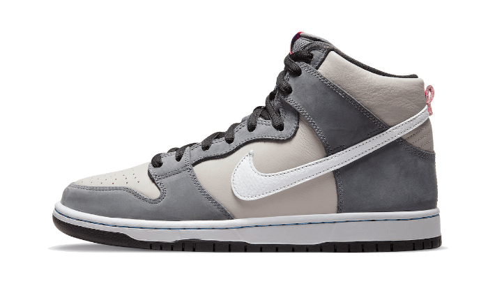 Nike SB Dunk High Medium Grey Pink - DJ9800-001