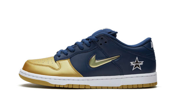 Nike SB Dunk Low Supreme Jewel Swoosh Gold - CK3480-700