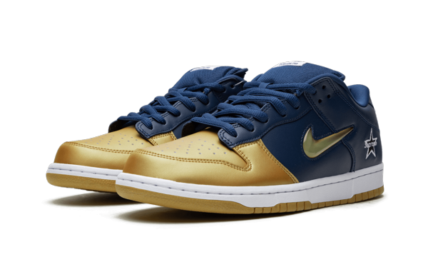 Nike SB Dunk Low Supreme Jewel Swoosh Gold - CK3480-700