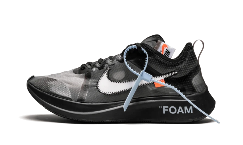 Nike Zoom Fly Off-White Black Silver - AJ4588-001 